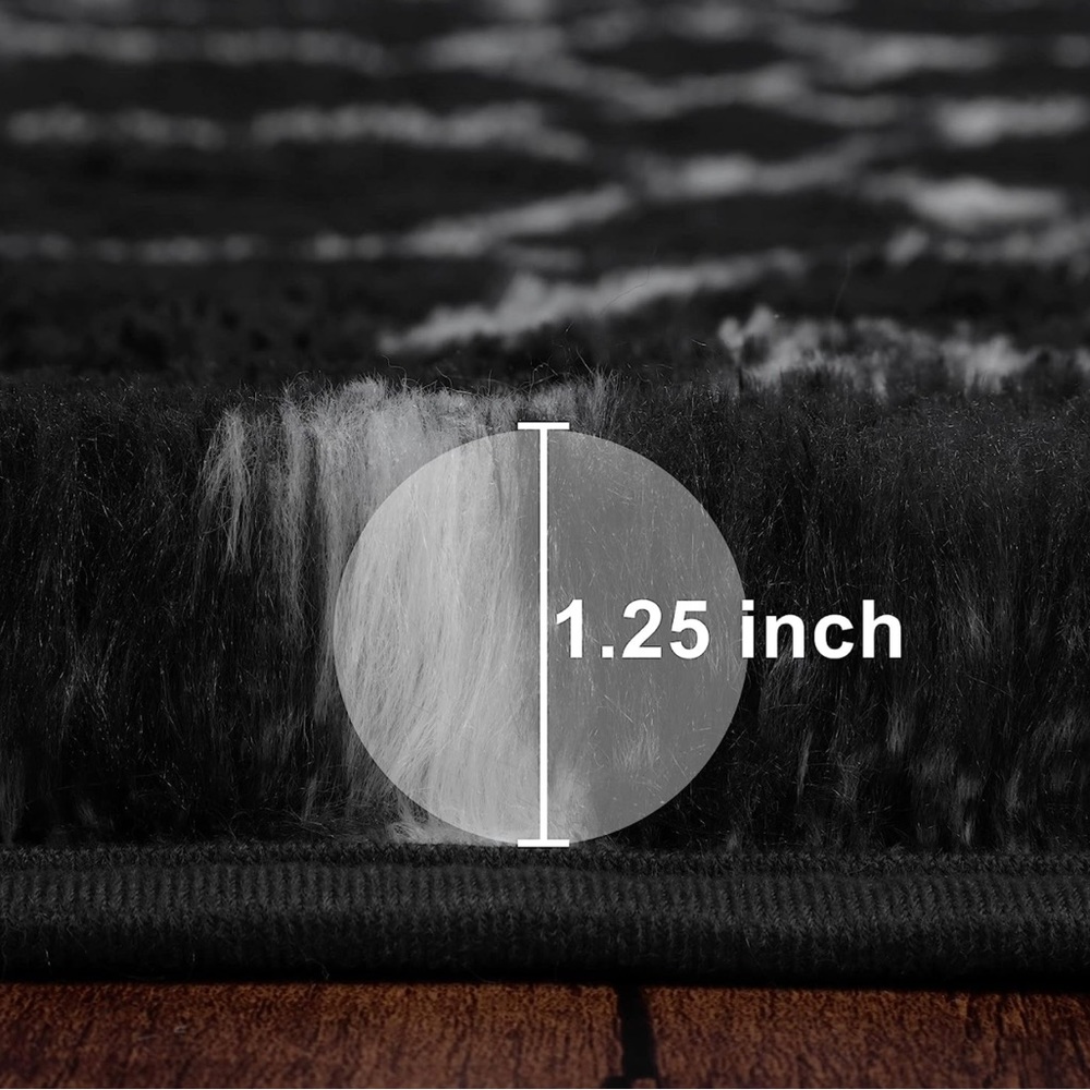 Soft Fuzzy Rug New - Picture 2 of 6